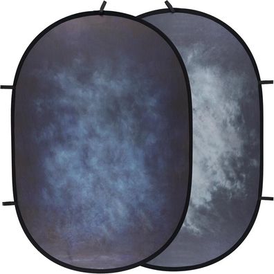 Bresser - F004348 - Falthintergrund BR-FB23 150 x 200cm Lila/Blau