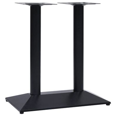 vidaXL Bistrotisch-Gestell Schwarz 70x40x72 cm Gusseisen