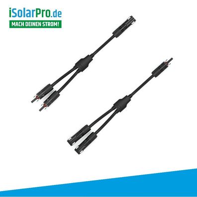 Y Stecker MC4 T-Verbinder Parallele Stecker/Buchse (Paar) für Solaranlagen