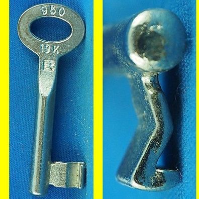 Börkey 950 Einsteckschloss Schlüssel System Pegau / Weissensee Profil 19K