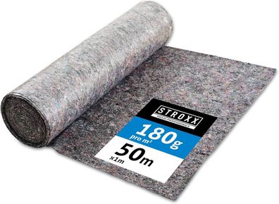 2 Rollen Stroxx Malervlies 50m 180g je qm Stark Abdeckvlies PE Anti-Rutsch saugstark