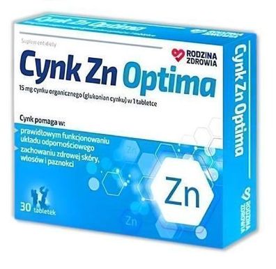 Zink Optima - Nährstoffreiche 30 Tabletten zur Nahrungsergänzung