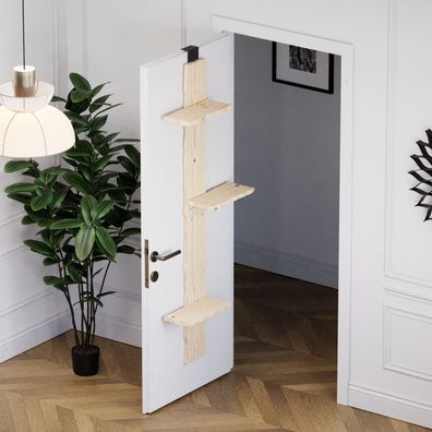 QLS Katzenleiter Katzentreppe Türmontage 3 Stufen 180cm DEKO 11233