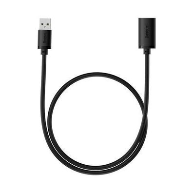 Baseus AirJoy USB 2.0 Verlaengerungskabel 0,5m - Hochwertiges Datenkabel in Schwa