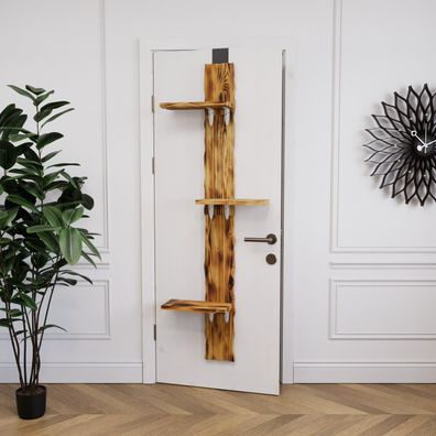 QLS Katzenleiter Katzentreppe Türmontage 3 Stufen 180cm DEKO geflammt 11234
