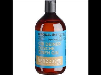 benecos benecosBIO Duschgel 2in1 BIO-Gin Haut & Haar - GIB DEINER DUSCHE EINEN
