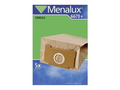 Menalux Staubbeutel Papier 6670P 5 Beutel + 1Motorfilter