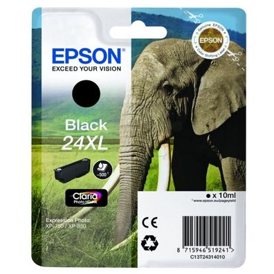 Original Epson 24XL T2431 C13T24314012 C13T24314022 Tinte schwarz
