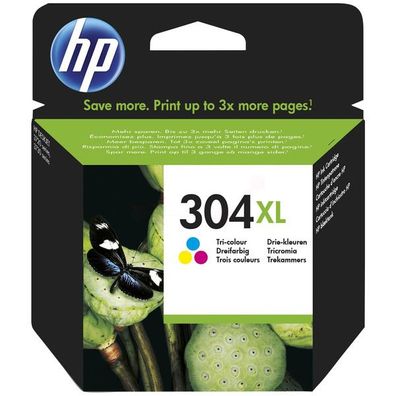 Original HP 304XL N9K07AE Tinte color