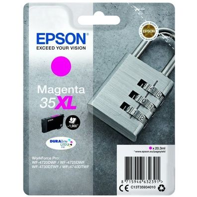 Original Epson 35XL T3593 C13T35934010 C13T35934020 Tinte magenta