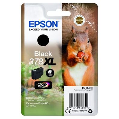 Original Epson 378XL T3791 C13T37914010 C13T37914020 Tinte schwarz