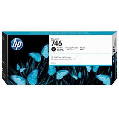 Original HP 746 P2V82A Tinte photo schwarz