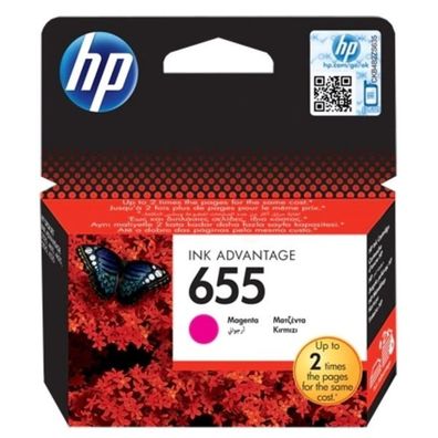 Original HP 655 CZ111AE Tinte magenta