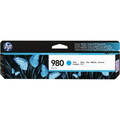 Original HP 980 D8J07A Tinte cyan