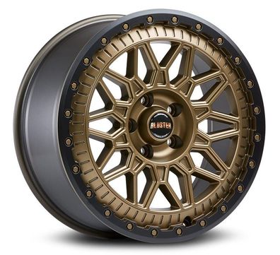 für Transit Custom V710 Komplettrad Loder 235/55 18 Fondmetal Bluster Felge bronze