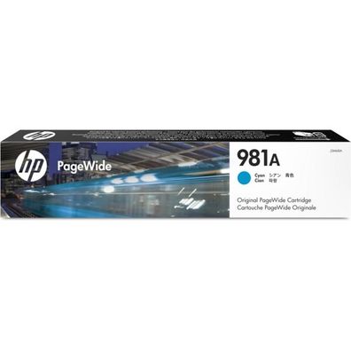Original HP 981A J3M68A Tinte cyan