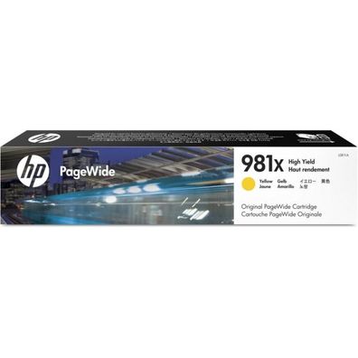 Original HP 981X L0R11A Tinte gelb