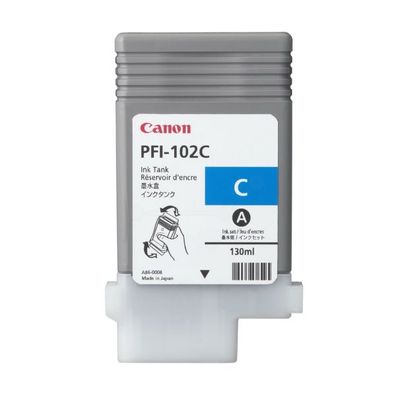 Original Canon PFI-102 C 0896B001 Tinte cyan
