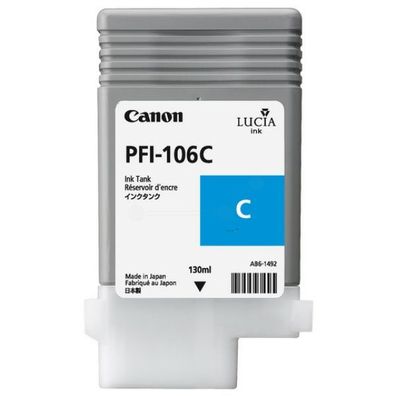 Original Canon PFI-106 C 6622B001 Tinte cyan