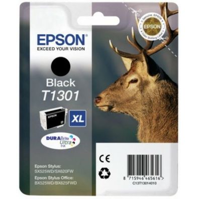 Original Epson T1301 C13T13014012 C13T13014022 Tinte schwarz