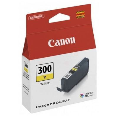 Original Canon PFI-300 Y 4196C001 Tinte gelb