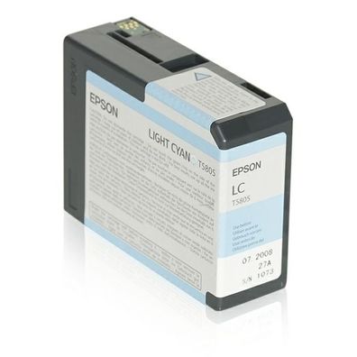 Original Epson T5805 C13T580500 Tinte photo cyan