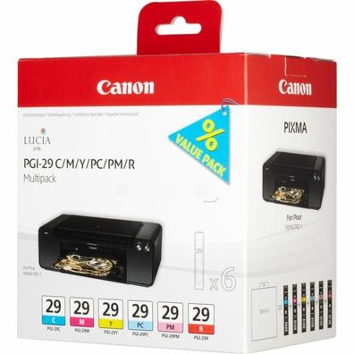 Original Canon PGI-29 4873B005 Tinte Multipack cyan magenta gelb photo cyan photo ma