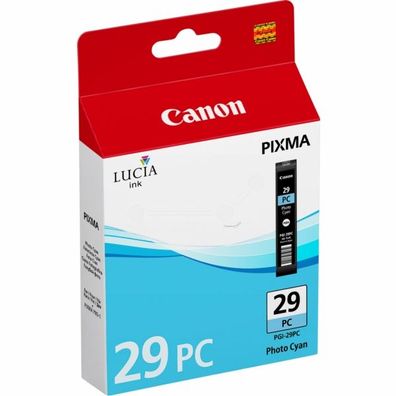 Original Canon PGI-29 PC 4876B001 Tinte photo cyan