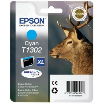 Original Epson T1302 C13T13024012 C13T13024022 Tinte cyan