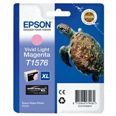Original Epson T1576 C13T15764010 Tinte photo magenta