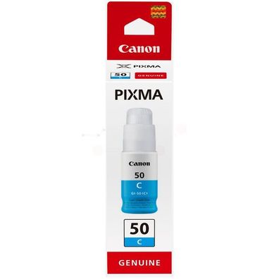 Original Canon GI-50 C 3403C001 Tinte cyan