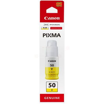 Original Canon GI-50 Y 3405C001 Tinte gelb
