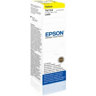 Original Epson T6734 C13T67344A Tintenflasche gelb
