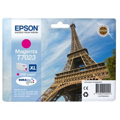 Original Epson T7023 C13T70234010 Tinte magenta