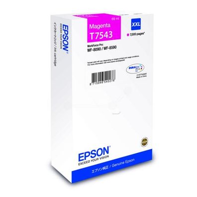 Original Epson T7543 C13T754340 Tinte magenta