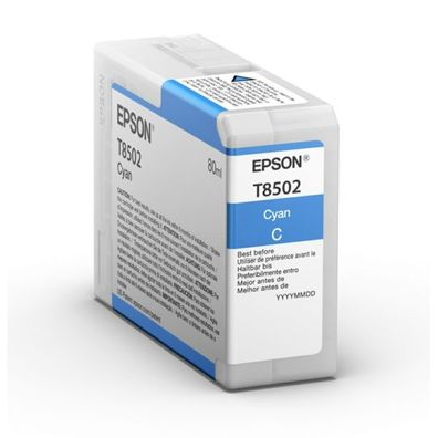 Original Epson T8502 C13T850200 Tinte cyan