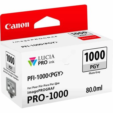 Original Canon PFI-1000 PGY 0553C001 Tinte photo grau
