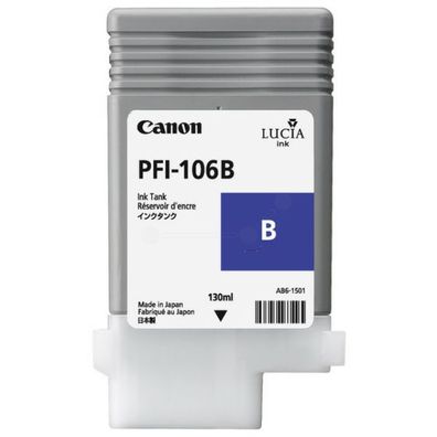 Original Canon PFI-106 B 6629B001 Tinte blau