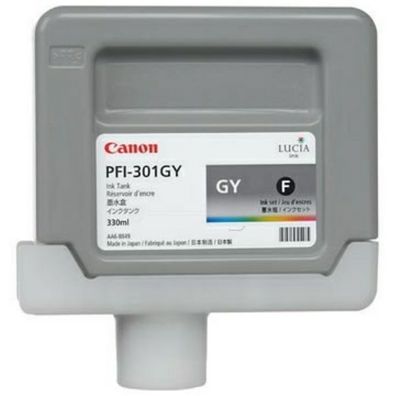 Original Canon PFI-301 GY 1495B001 Tinte grau