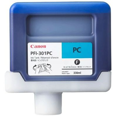 Original Canon PFI-301 PC 1490B001 Tinte photo cyan