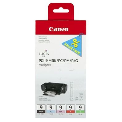 Original Canon PGI-9 1033B013 1033B011 Tinte Multipack matt schwarz photo cyan phot