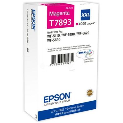 Original Epson T7893 C13T789340 Tinte magenta