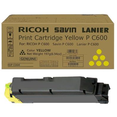 Original Ricoh 408317 Toner gelb