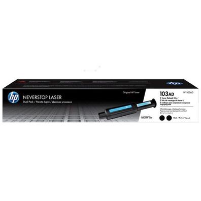 Original HP 103AD W1103AD Toner Doppelpack schwarz 2 Stück