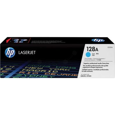 Original HP 128A CE321A Toner cyan