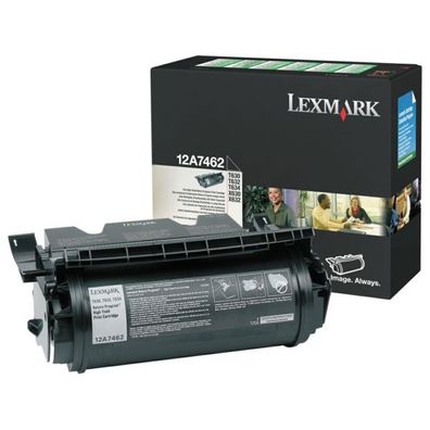 Original Lexmark 12A7462 012A7462 Toner schwarz