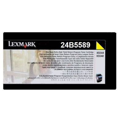 Original Lexmark 24B5589 024B5589 Toner gelb