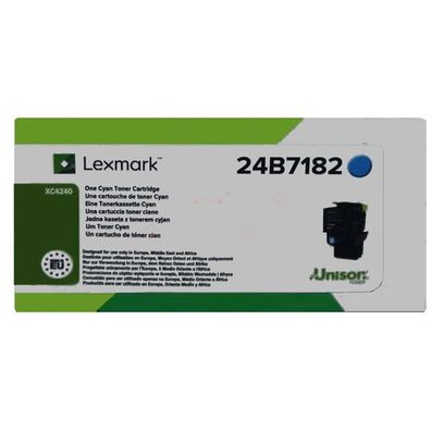Original Lexmark 24B7182 024B7182 Toner cyan