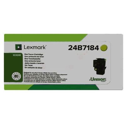 Original Lexmark 24B7184 024B7184 Toner gelb