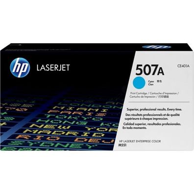 Original HP 507A CE401A Toner cyan